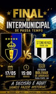 CLÁSSICO DECIDE O INTERMUNICIPAL EM PASSA TEMPO NESTE DOMINGO