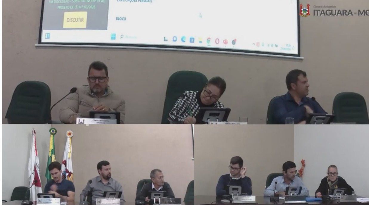 CÂMARA DE ITAGUARA APROVA POR UNANIMIDADE REORGANIZAÇÃO ADMINISTRATIVA QUE DESMEMBRA A SECRETARIA DE INFRAESTRUTURA