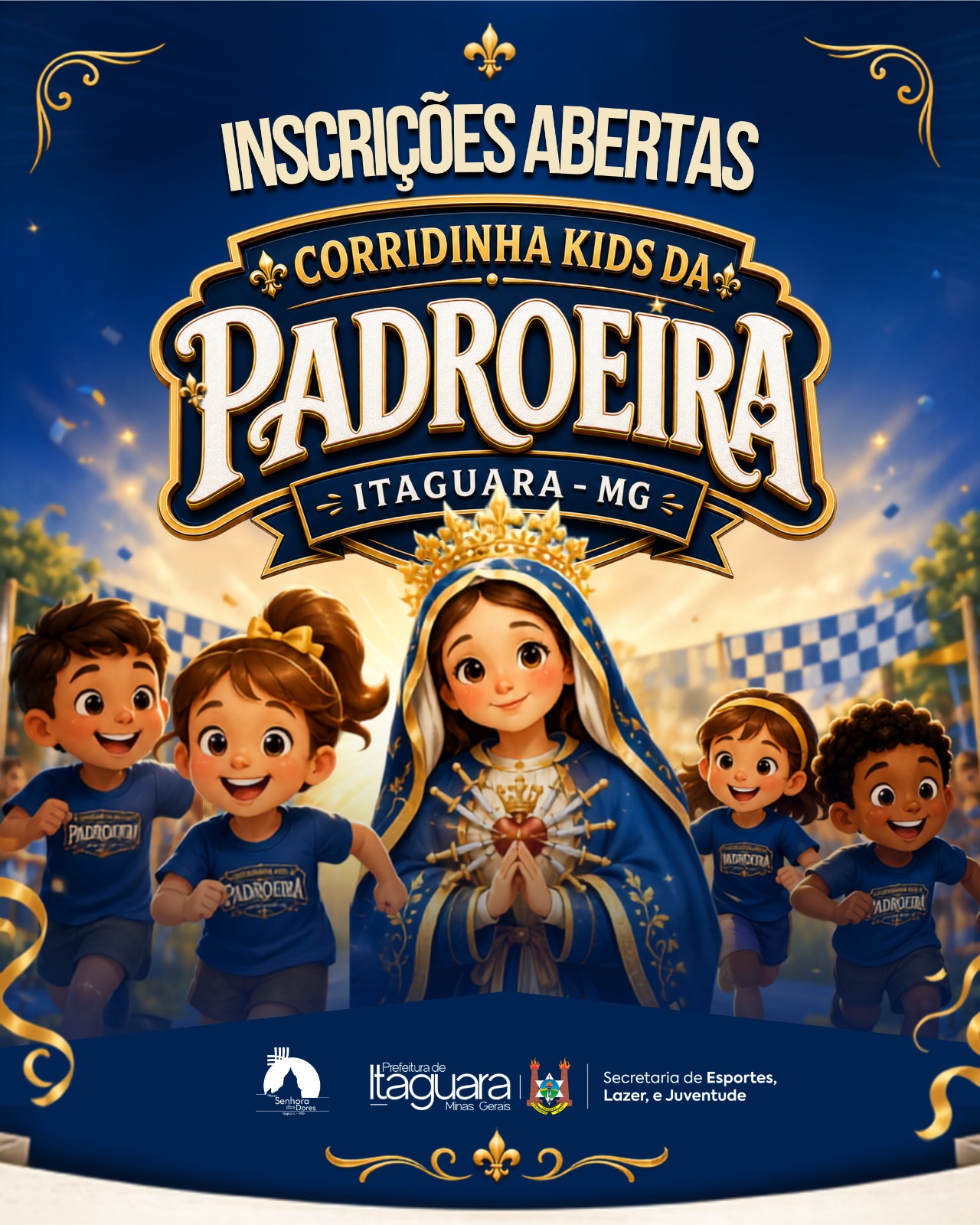 CORRIDA DA PADROEIRA 2026 LANÇA CORRIDINHA KIDS E INCENTIVA CRIANÇAS A VIVEREM A EXPERIÊNCIA DO ESPORTE